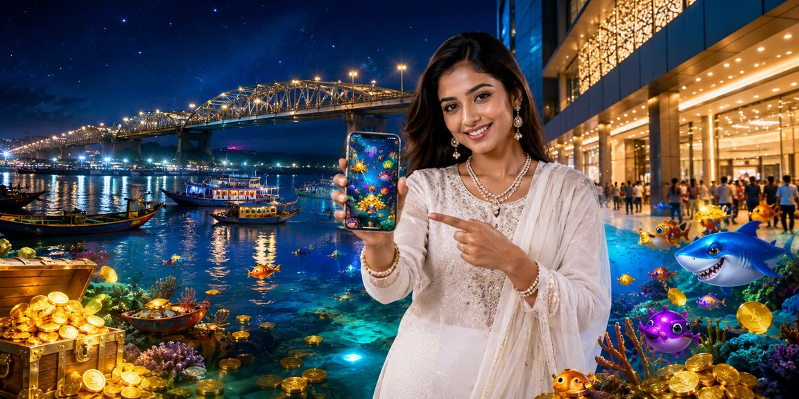 রাজশাহীর মাছ ধরার জনপ্রিয় গেমের দৃশ্য